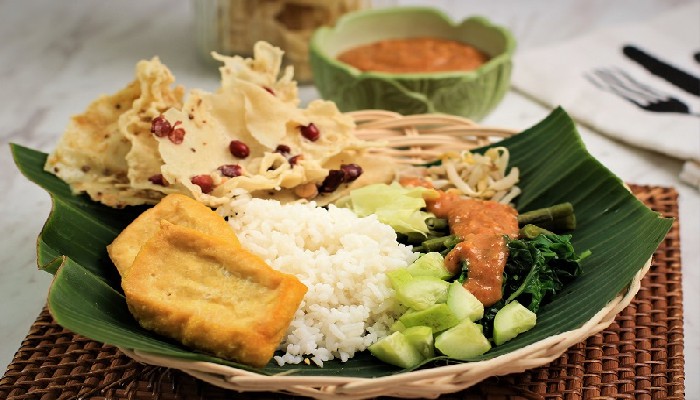 nasi pecel Bu Tinuk