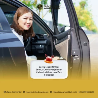 Mau perjalanan bisnis, liburan keluarga, atau petualangan solo? Kami punya mobil untuk segala kebutuhan Anda! 🛣️🚗 

𝓟𝓾𝓽𝓻𝓲 𝓑𝓪𝓵𝓲 𝓡𝓮𝓷𝓽𝓪𝓵
✅ Menyediakan Rental Lepas Kunci
✅ GRATIS antar jemput airport 
✅ Harga bersahabat
✅ Bebas rute/perjalanan

Info Reservasi 👇🏻👇🏻👇🏻
IG: @putribalirental 
WA: 081999533488
Website: www.putribalirental.com ; https://sewamobilbali.co.id
Alamat: Jl. Grogol Carik, Gg Naga Mas no. 8

#rentalmobil #putribalirental #rentalmobilbali #rentalmobilbalimurah #rentalmobilmurah #sewamobilmurah #sewamobilbalimurah #sewamobilbali #rentalmobildenpasar #sewamobildenpasar #sewamobillepaskunci #rentalmobillepaskuncibali #remindertravel #travelreminder #travellingreminder